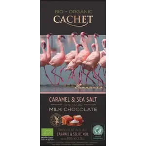 Organic Milk Chocolate Caramel & Sea Salt - Cachet