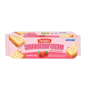 Strawberry Flavoured Sandwich Biscuits - Oxford