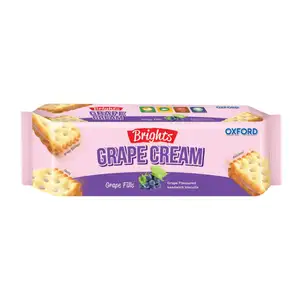 Grape Flavoured Sandwich Biscuits - Oxford