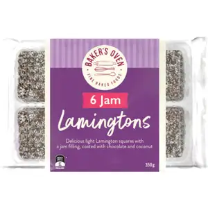 Lamington Jam & Sparkle Coconut - Baker's Oven