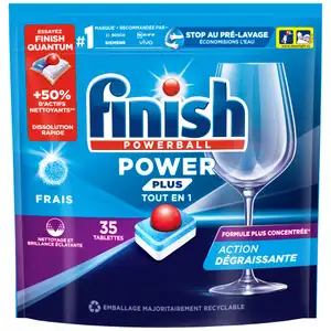 Power Ball Plus Dishwash Tablets - Finish