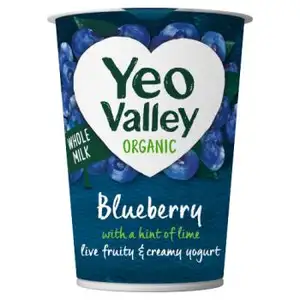Organic Yogurt Blueberry with a Hint of Lime - Yeo Valley Organic