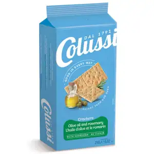 Olive & Rosemary Crackers  - Colussi 