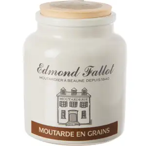 Seed Style Dijon Mustard (Stoneware Pot) - Fallot