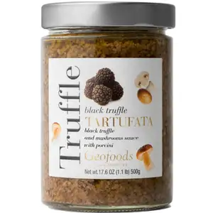 Black Truffle Sauce 5% with Porcini Mushroom - Geofoods