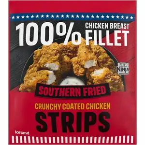 Crunchy Coated Chicken Strips - Iceland