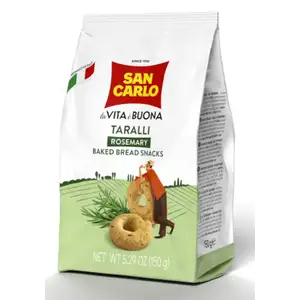 Taralli Rosemary Baked Bread - San Carlo
