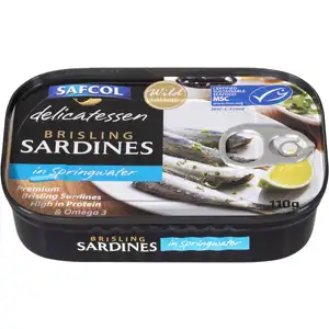 Brisling Sardines in Springwater  - Safcol