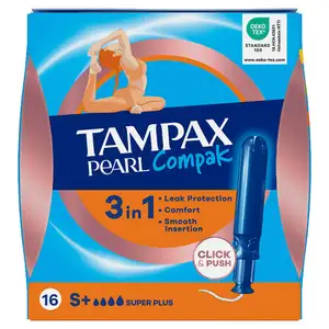 Pearl Compak Super Plus Tampon - Tampax