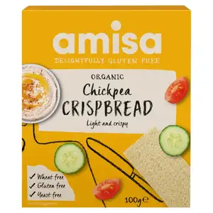 Organic Chickpea Crispbread - Amisa