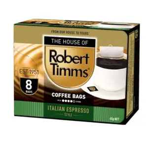 Italian Espresso Style Coffee Bags - Robert Timms