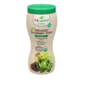 Organic Riceberry Puffs Mixed Vegies - Baby Natura