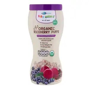 Organic Riceberry Puffs Sweet Potato & Bluuberry - Baby Natura