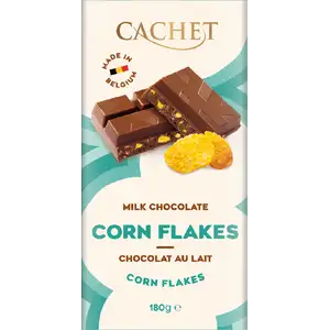 Milk Chocolate with Corn Flakes - Cachet
