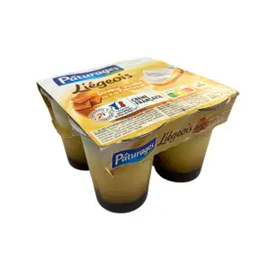 Vanilla Caramel Liegeois Dessert - Pâturages