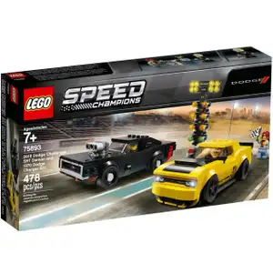 2018 Dodge Challenger SRT Demon and 1970 Dodge Charger R/T - Lego