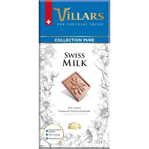 33% Cocoa Swiss Milk Chocolate - Villars 
