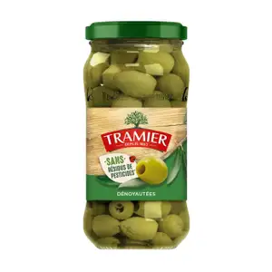 Pitted Green Olives - Tramier