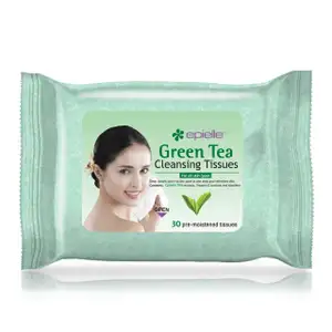 Green Tea Cleansing Tissues For all Skin Type - Epielle