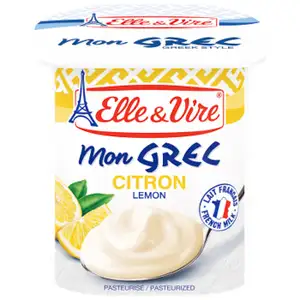 Lemon Greek Yogurt - Elle & Vire
