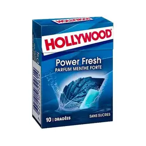 Power Fresh Chewing Gums Sugar Free - Hollywood 