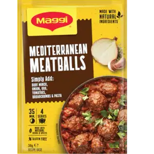 Gluten Free Mediterranean Meatballs Recipe Base - Maggi