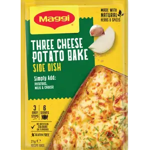 Gluten Free Three Cheese Potato Bake Recipe Base - Maggi