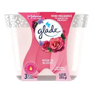 Rose & Bloom Scented Candle - Glade