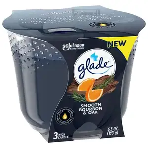 Smooth Bourbon & Oak Scented Candle - Glade