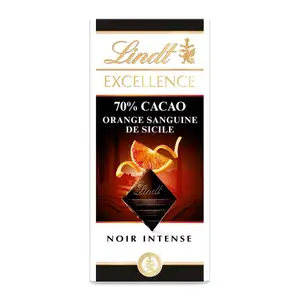 Dark Chocolate 70% Sicilian Blood Orange - Lindt