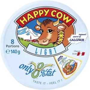 Light Cheese Spread - Happy Cow