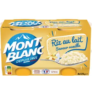 Rice Pudding Vanilla - Mont Blanc pantry