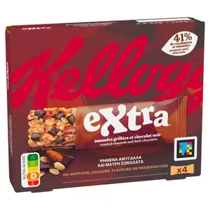 Rosted Almonds and Dark Chocolate Cereal Bar - Kellogg's