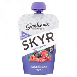 Superberry Fat Free Protein Yogurt - Graham's