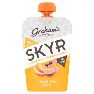 High Protein Passion Fruit, Mango & Papaya Yogurt Fat Free - Graham's