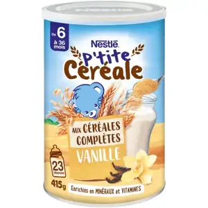 Wholegrain Vanilla Cereal from 6 Months - Nestlé