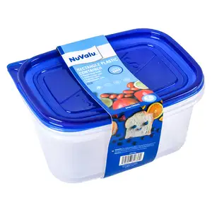 Rectangular Plastic Container BPA Free - NuValu