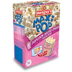 Microwave Popcorn with Sugar - Menguy's