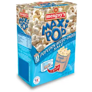 Microwave Popcorn with Salt - Menguy's