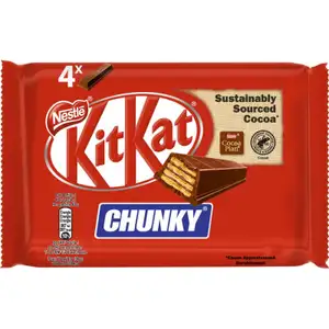នំសូកូឡាស្រួយ បន្ទះ៤ដុំ-Kit Kat - Kit Kat