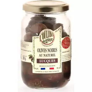 Lucques Natural Black Olives - L'Oulibo
