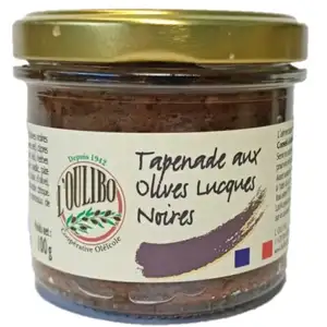 Tapenade with Black Lucques Olives - L'Oulibo