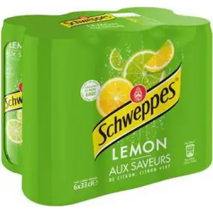 Lemon Can Pack X6 - Schweppes