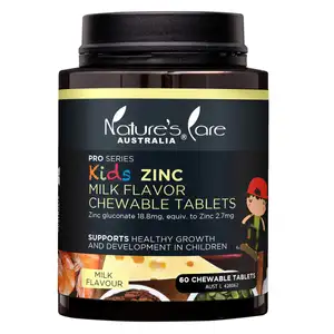 Kids Chewable ZinC Milk Flavor - Nature's Care