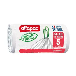 Bathroom Drawstring Garbage Bag - Alfapac