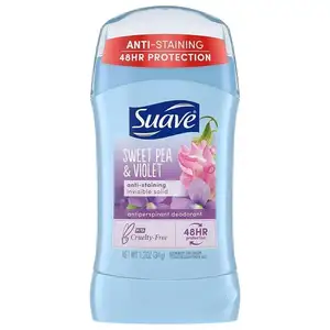 Anti Staining Invisible Solid Deodorant Sweet Pea & Violet  - Suave