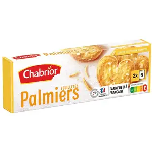 Palmiers Puffs Candied Lemon  - Chabrior