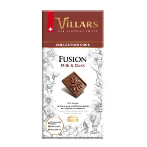 41% Cacao Blend of Milk and Dark Chocolate - Villars 