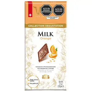 Swiss Milk Chocolate with Candied Orange - Villars 