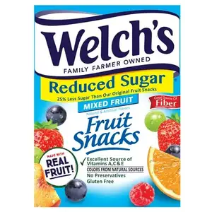 Reduced Sugar Mixed Fruits Fruit Snacks - Welch's